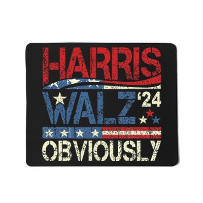 Harris Walz Obviously! Harris Waltz 2024 Election Gift Mousepad