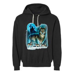 Hunter’s Wolf Owl House Garment-Dyed Fleece Hoodie