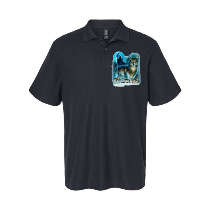 Hunter’s Wolf Owl House Softstyle Adult Sport Polo