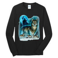 Hunter’s Wolf Owl House Tall Long Sleeve T-Shirt