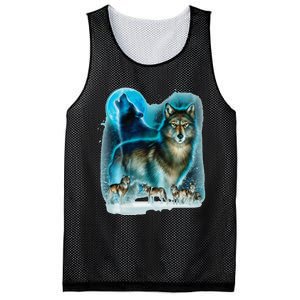 Hunter’s Wolf Owl House Mesh Reversible Basketball Jersey Tank