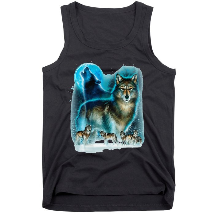 Hunter’s Wolf Owl House Tank Top