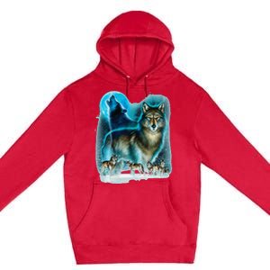 Hunter’s Wolf Owl House Premium Pullover Hoodie