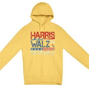 Harris Walz Obviously! Harris Waltz 2024 Election Premium Pullover Hoodie