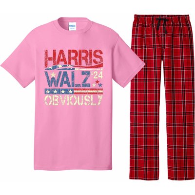 Harris Walz Obviously! Harris Waltz 2024 Election Pajama Set