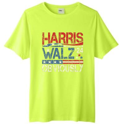 Harris Walz Obviously! Harris Waltz 2024 Election Tall Fusion ChromaSoft Performance T-Shirt