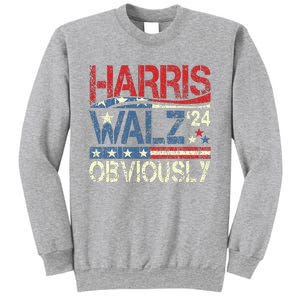 Harris Walz Obviously! Harris Waltz 2024 Election Sweatshirt