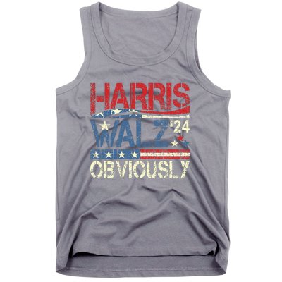 Harris Walz Obviously! Harris Waltz 2024 Election Tank Top