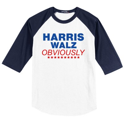 Harris Waltz Obviously 2024 Balz To The Walz Baseball Sleeve Shirt