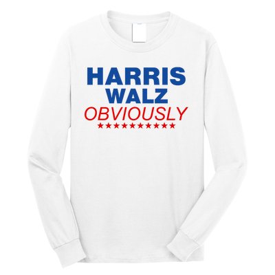 Harris Waltz Obviously 2024 Balz To The Walz Long Sleeve Shirt