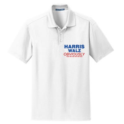 Harris Waltz Obviously 2024 Balz To The Walz Dry Zone Grid Polo