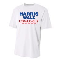 Harris Waltz Obviously 2024 Balz To The Walz Performance Sprint T-Shirt