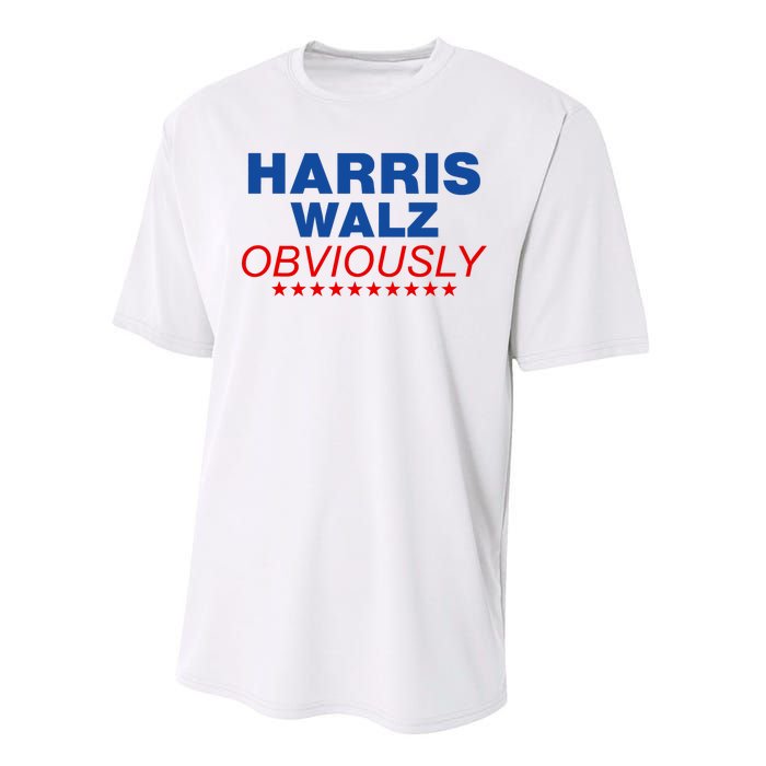 Harris Waltz Obviously 2024 Balz To The Walz Performance Sprint T-Shirt