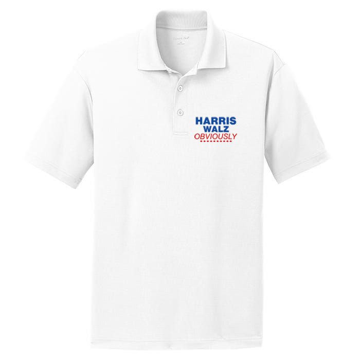 Harris Waltz Obviously 2024 Balz To The Walz PosiCharge RacerMesh Polo