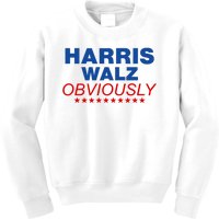 Harris Waltz Obviously 2024 Balz To The Walz Kids Sweatshirt