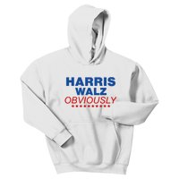 Harris Waltz Obviously 2024 Balz To The Walz Kids Hoodie