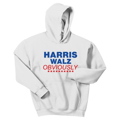 Harris Waltz Obviously 2024 Balz To The Walz Kids Hoodie