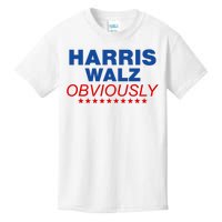 Harris Waltz Obviously 2024 Balz To The Walz Kids T-Shirt