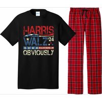 Harris Walz Obviously! Harris Waltz 2024 Election Pajama Set