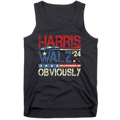 Harris Walz Obviously! Harris Waltz 2024 Election Tank Top