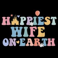 Happiest Wife On Earth Couple Trip Honeymoon Vacation Bag