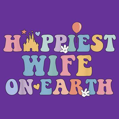 Happiest Wife On Earth Couple Trip Honeymoon Vacation T-Shirt