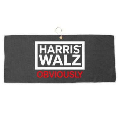 Harris Walz Obviously Statement Large Microfiber Waffle Golf Towel