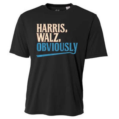 Harris Walz Obviously Election 2024 Cooling Performance Crew T-Shirt