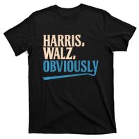 Harris Walz Obviously Election 2024 T-Shirt