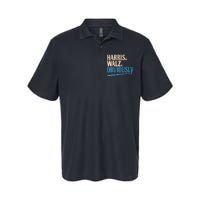 Harris Walz Obviously Election 2024 Softstyle Adult Sport Polo