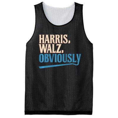 Harris Walz Obviously Election 2024 Mesh Reversible Basketball Jersey Tank