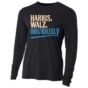 Harris Walz Obviously Election 2024 Cooling Performance Long Sleeve Crew