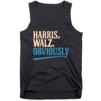 Harris Walz Obviously Election 2024 Tank Top