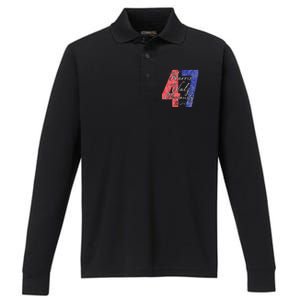 Harris Walz Obviously 2024 Kamala Harris 47th President Performance Long Sleeve Polo