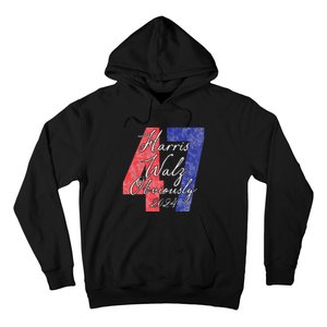 Harris Walz Obviously 2024 Kamala Harris 47th President Hoodie