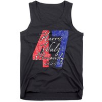 Harris Walz Obviously 2024 Kamala Harris 47th President Tank Top