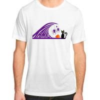 Halloween Wave Of Pruple Cats For Kamala Funny Trump Adult ChromaSoft Performance T-Shirt