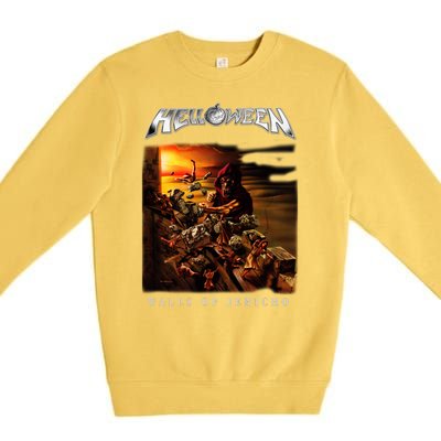 Helloween Walls Of Jericho Premium Crewneck Sweatshirt