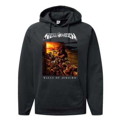 Helloween Walls Of Jericho Performance Fleece Hoodie