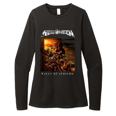 Helloween Walls Of Jericho Womens CVC Long Sleeve Shirt