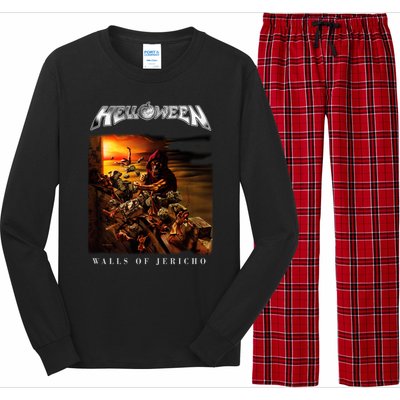 Helloween Walls Of Jericho Long Sleeve Pajama Set