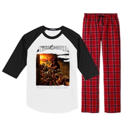 Helloween Walls Of Jericho Raglan Sleeve Pajama Set