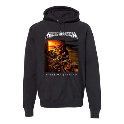 Helloween Walls Of Jericho Premium Hoodie