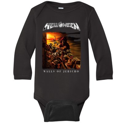 Helloween Walls Of Jericho Baby Long Sleeve Bodysuit