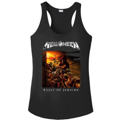 Helloween Walls Of Jericho Ladies PosiCharge Competitor Racerback Tank