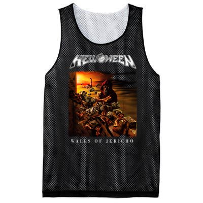 Helloween Walls Of Jericho Mesh Reversible Basketball Jersey Tank