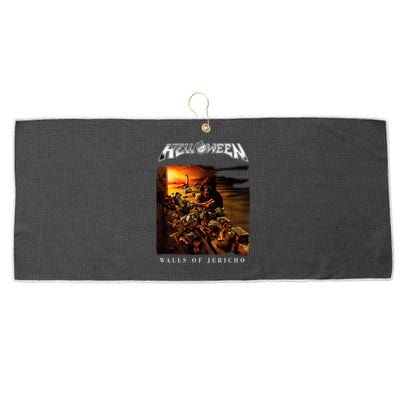 Helloween Walls Of Jericho Large Microfiber Waffle Golf Towel