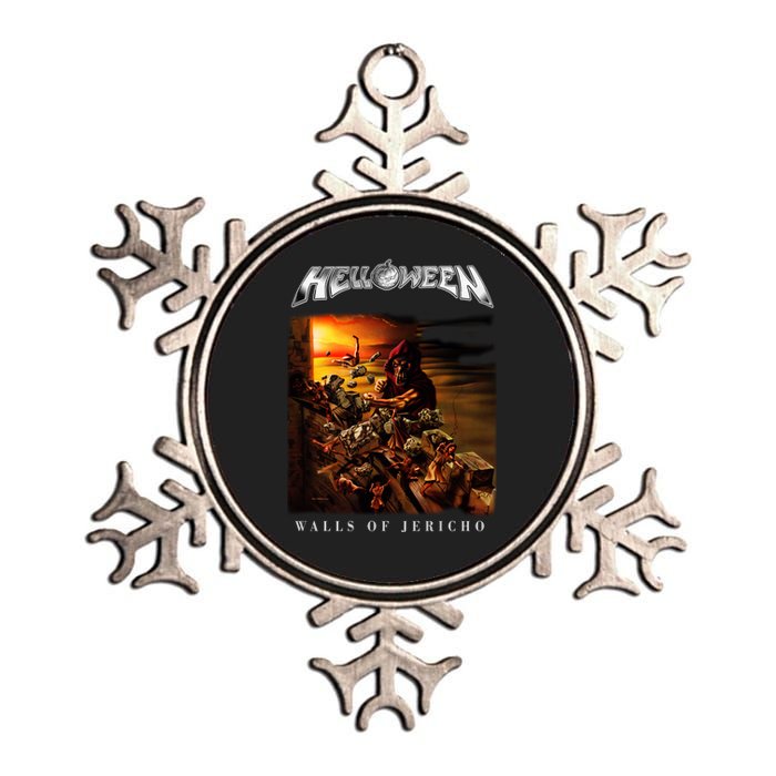 Helloween Walls Of Jericho Metallic Star Ornament