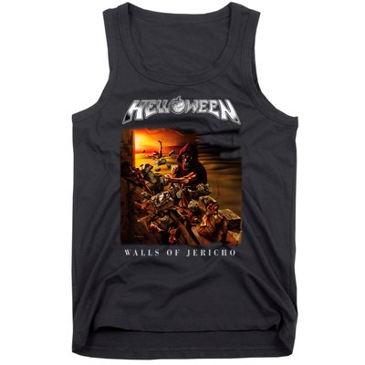 Helloween Walls Of Jericho Tank Top