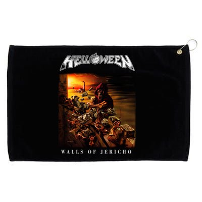 Helloween Walls Of Jericho Grommeted Golf Towel